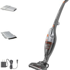 BLACK+DECKER Powerseries Cordless Stick Vacuum Cleaner & Hand Vac, 2-in-1, Titanium Gray (HSVB420J)