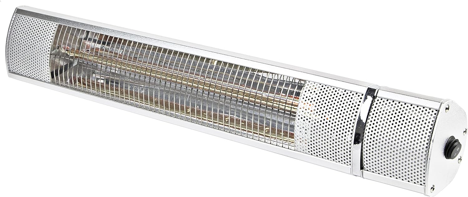 Comfort Zone CZPH20RSL Outdoor and Indoor Patio Heater – Wall-Mounted Heating Device with Halogen Tube and Adjustable Heat Output – Waterproof Warmer for Residential and Commercial Spaces - Image 7