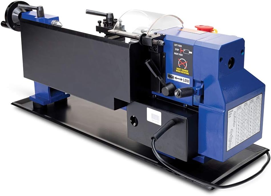 Eastwood Benchtop Mini Metal Variable Speed Lathe 7 x 12 Drilling Machine - Image 5